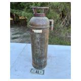 Copper & Brass Vintage Fire Extinguisher