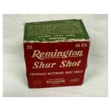 Vtg. Remington Shur Shot 16GA. Shotgun Shells #1