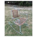 Old Iron Outdoor Rocking Chair