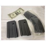 3 Total 7.62X39MM Cal. AR Style Rifle Magazines