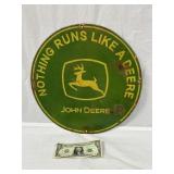 Porcelain John Deere Sign - Contemporary