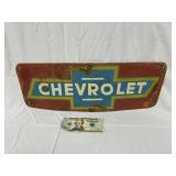 Porcelain Chevrolet Sign - Contemporary