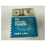 Vtg. Military "The Airborne Trooper" Jump Log