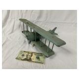 Old Hand Carved Toy Folk Art Airplane