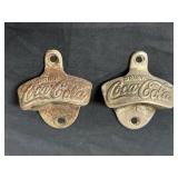 2 Vintage Coca-Cola Starr Bottle Cap Openers