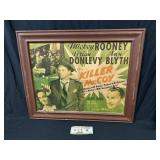 "Killer McCoy" Framed Mickey Rooney Movie Poster