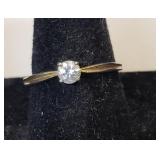 10Kt Gold CZ Ring