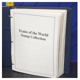 Trains of The World Stamp Collection Album