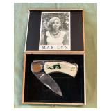 Marilyn Monroe penny collectable knife