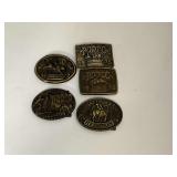 Hesston National Finals Rodeo belt buckles