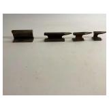 4 mini anvils