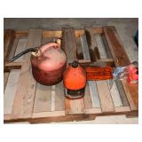 Chainsaw 2-cycle oil, partial bottle of chain oil