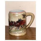 Budweiser 1980 Holiday stein