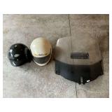 (2) THH helmets, size XL, motorcycle windshield No. 39300