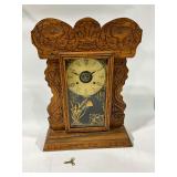 New Haven wood clock