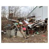 Scrap iron pile