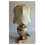 Small Ceramic Table Lamp, 21"