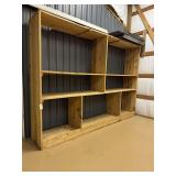 Wooden shelving- 10