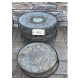 Plant Saucer Caddies On Wheels, 5-17",2-15"