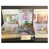 Luxe Interiors + Design, & Elle Décor Magazines, Approx 20