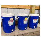 3 Water Cooler Dispensers - 5 gal. Leak Resistant Spigots