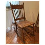 Mid 1800’s Spindle Back Wood Rocker Chair