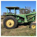 John Deere 4430 Tractor with Enclosed Cab, 158 Loader, Quick 3-Point Hookup, Serial #4430H0207578R, Global Attachment, Please see description for more details.