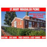 ST. MARY MAGDALEN CATHOLIC CHURCH PICNIC - AUCTION - CAR SHOW - SATURDAY, JULY 13TH, 2024 @ 6:30 PM EDT