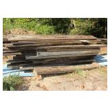 Pile of Various Sized Lumber