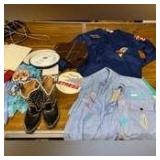 Boy Scout items, vintage cowboy boots, East High school memorabilia