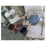 Medical equipment Comma toilet comma shower chair Comma trash cans