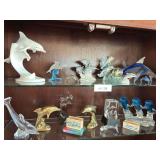 Glass Dolphin Figurines-bring boxes