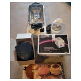 Crepe maker, coffee maker, portable cooler/heater