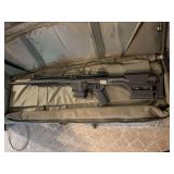 LWRC International model R. E. P. R., Mark 1, 20” barrel, 7.62x51 cal, serial #78-00351, soft case. This item requires the buyer to pass a NICS check prior to taking possession