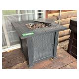 Propane fire pit 28 in. square 24 inches tall