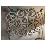 Decorative wall hanging cast-iron piece 31 x 21