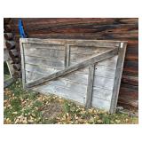 Old barnwood door