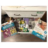 Craft drawer - card stock and paper craft items as well as jewelry making supplies and kits