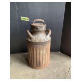 Antique bulk gas can