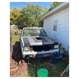 1986 Chevy/GMC S-10 pickup, body and frame, was being converted to drag truck NO PAPERS