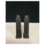 (2) Glock .45 caliber 13 round magazines