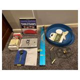 Assorted Rockler and other brand table saw, guides, alignment tools etc...