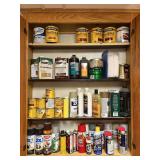 Variety of stains, oils, paint etc...