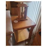 Two end tables 24x36x26 with lamps