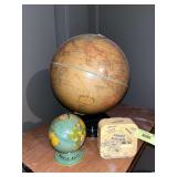 Two banks and a Hammond’s Neo-Craft Terrestrial globe