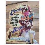 Coors Rodeo sign