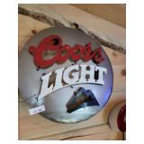 Coors light sign 22"