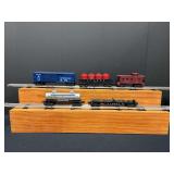 Five Lionel Trains O scale cars