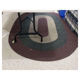 5 x 7.5 oval braided rug