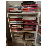 Bookcase full of cookbooks